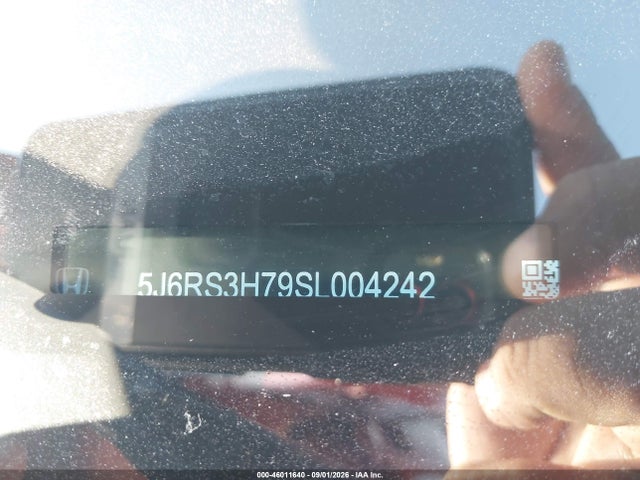 46011640 :رقم المزاد ، 5J6RS3H79SL004242 vin ، 2025 Honda Cr-v Ex-l 2wd مزاد بيع