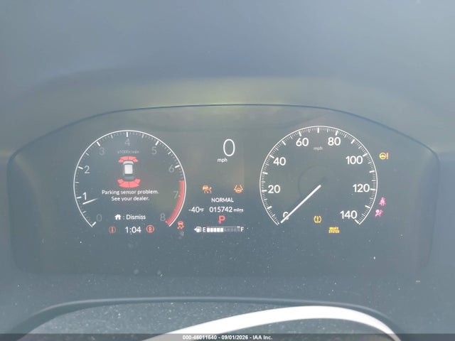 46011640 :رقم المزاد ، 5J6RS3H79SL004242 vin ، 2025 Honda Cr-v Ex-l 2wd مزاد بيع