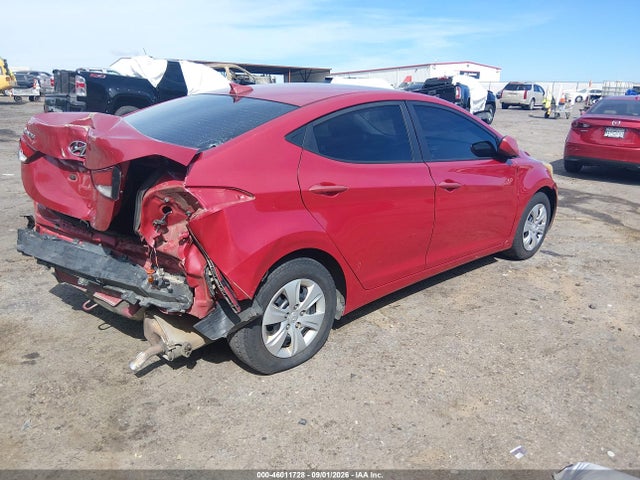 Продажа на аукционе авто 2016 Hyundai Elantra Se, vin: KMHDH4AE6GU542083, номер лота: 46011728