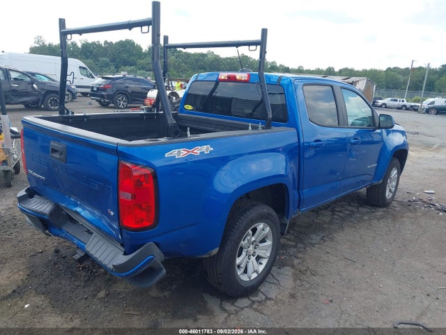 46011783 :رقم المزاد ، 1GCGTCEN9N1287321 vin ، 2022 Chevrolet Colorado 4wd  Short Box Lt مزاد بيع
