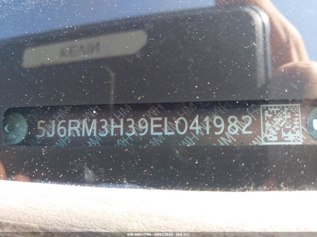 2014 Honda Cr-v Lx მანქანა იყიდება აუქციონზე, vin: 5J6RM3H39EL041982, აუქციონის ნომერი: 46011794