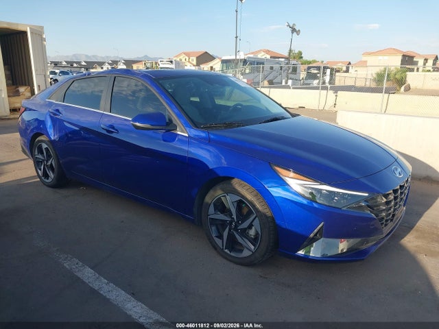46011812 :رقم المزاد ، KMHLN4AJ2MU011282 vin ، 2021 Hyundai Elantra Hybrid Limited مزاد بيع