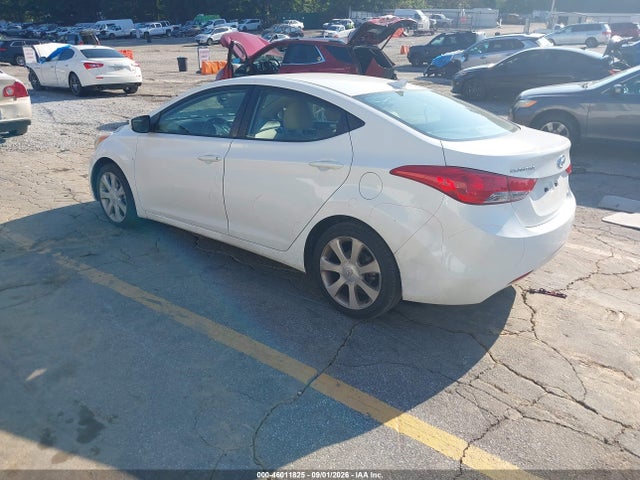 Aukcja sprzedaży 2012 Hyundai Elantra Limited, vin: 5NPDH4AE9CH117188, numer aukcji: 46011825