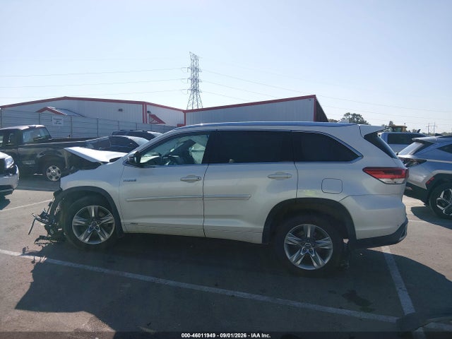 2019 Toyota Highlander Hybrid Limited მანქანა იყიდება აუქციონზე, vin: 5TDDGRFH0KS067289, აუქციონის ნომერი: 46011949