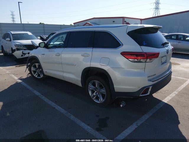 2019 Toyota Highlander Hybrid Limited მანქანა იყიდება აუქციონზე, vin: 5TDDGRFH0KS067289, აუქციონის ნომერი: 46011949