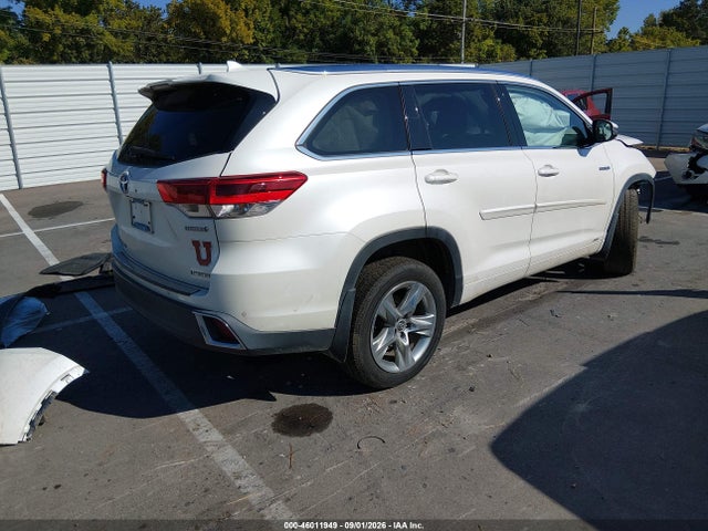 2019 Toyota Highlander Hybrid Limited მანქანა იყიდება აუქციონზე, vin: 5TDDGRFH0KS067289, აუქციონის ნომერი: 46011949