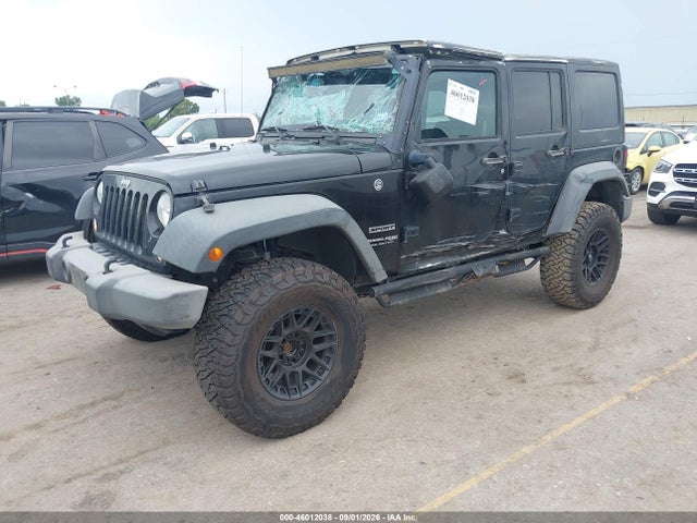 46012038 :رقم المزاد ، 1C4HJWDG7JL918547 vin ، 2018 Jeep Wrangler Jk Unlimited Sport S 4x4 مزاد بيع