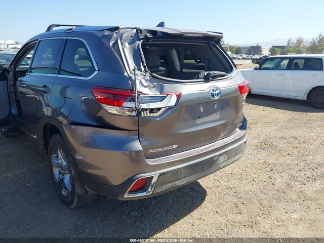 5TDDGRFH1KS063199 Toyota Highlander Hybrid Limited Platinum