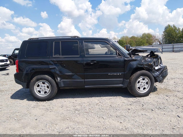 2017 Jeep Patriot Sport Fwd მანქანა იყიდება აუქციონზე, vin: 1C4NJPBA8HD145535, აუქციონის ნომერი: 46012220