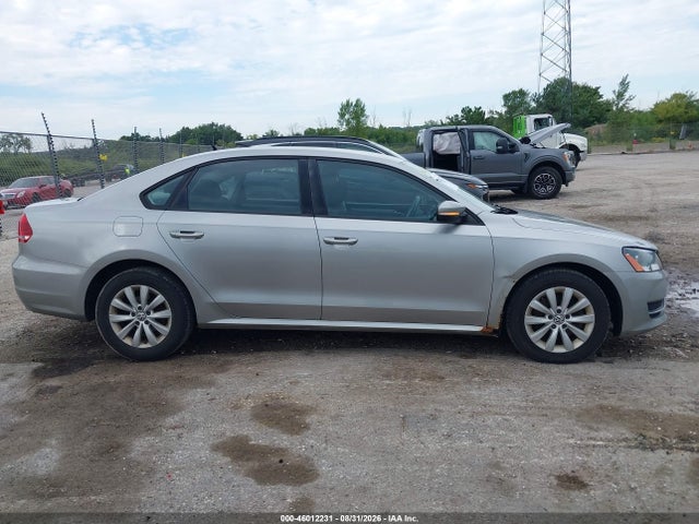 46012231 :رقم المزاد ، 1VWAH7A35DC077303 vin ، 2013 Volkswagen Passat 2.5l S مزاد بيع