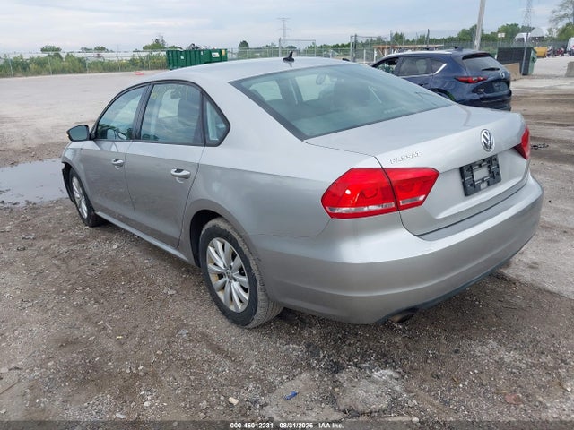 46012231 :رقم المزاد ، 1VWAH7A35DC077303 vin ، 2013 Volkswagen Passat 2.5l S مزاد بيع