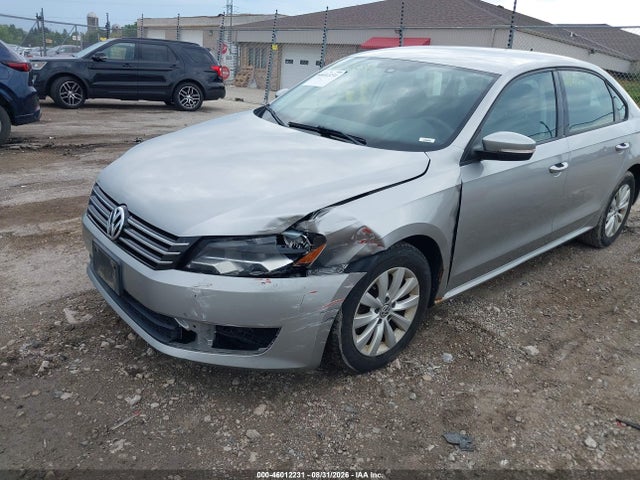 46012231 :رقم المزاد ، 1VWAH7A35DC077303 vin ، 2013 Volkswagen Passat 2.5l S مزاد بيع