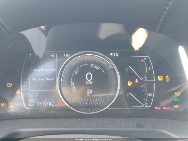 2020 Lexus Es 300h მანქანა იყიდება აუქციონზე, vin: 58AD21B14LU009423, აუქციონის ნომერი: 46012314