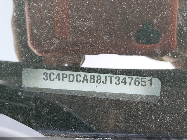 46012424 :رقم المزاد ، 3C4PDCAB8JT347651 vin ، 2018 Dodge Journey Se مزاد بيع