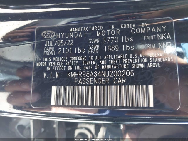 Hyundai Venue Se 2022 KMHRB8A34NU200206 Image 9
