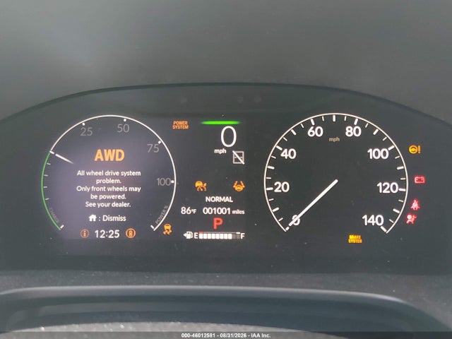 2026 Honda Cr-v Hybrid Awd Sport მანქანა იყიდება აუქციონზე, vin: 7FARS6H50TE148583, აუქციონის ნომერი: 46012581