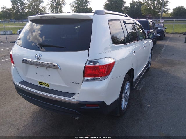 2013 Toyota Highlander Limited V6 მანქანა იყიდება აუქციონზე, vin: 5TDDK3EH0DS187142, აუქციონის ნომერი: 46012596