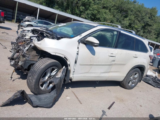2016 Toyota Highlander Limited V6 მანქანა იყიდება აუქციონზე, vin: 5TDDKRFH1GS261352, აუქციონის ნომერი: 46012683