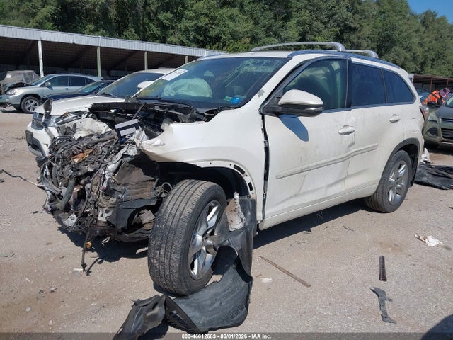 2016 Toyota Highlander Limited V6 მანქანა იყიდება აუქციონზე, vin: 5TDDKRFH1GS261352, აუქციონის ნომერი: 46012683