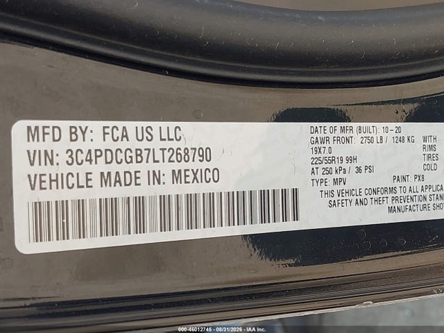 Dodge Journey Crossroad 2020 3C4PDCGB7LT268790 Image 9