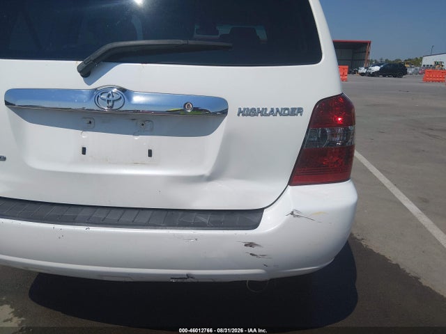 2006 Toyota Highlander Sport V6 მანქანა იყიდება აუქციონზე, vin: JTEEP21A560175370, აუქციონის ნომერი: 46012766