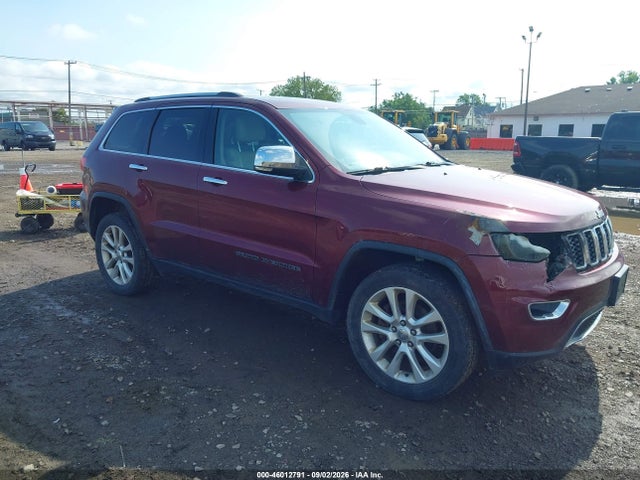 Продажа на аукционе авто 2017 Jeep Grand Cherokee Limited, vin: 1C4RJFBT8HC600449, номер лота: 46012791