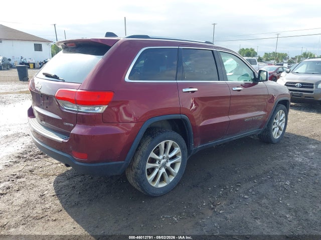 Продажа на аукционе авто 2017 Jeep Grand Cherokee Limited, vin: 1C4RJFBT8HC600449, номер лота: 46012791