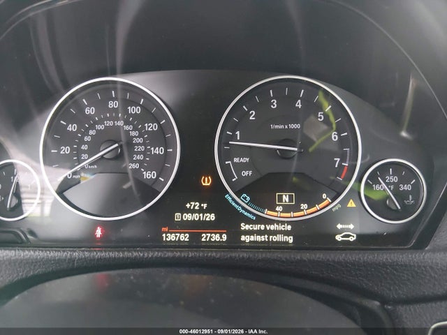 2015 Bmw 328i Xdrive მანქანა იყიდება აუქციონზე, vin: WBA3B5G51FNS15918, აუქციონის ნომერი: 46012951