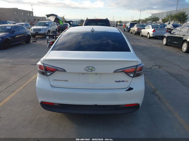 2017 Hyundai Sonata Hybrid Se მანქანა იყიდება აუქციონზე, vin: KMHE24L16HA059230, აუქციონის ნომერი: 46013047