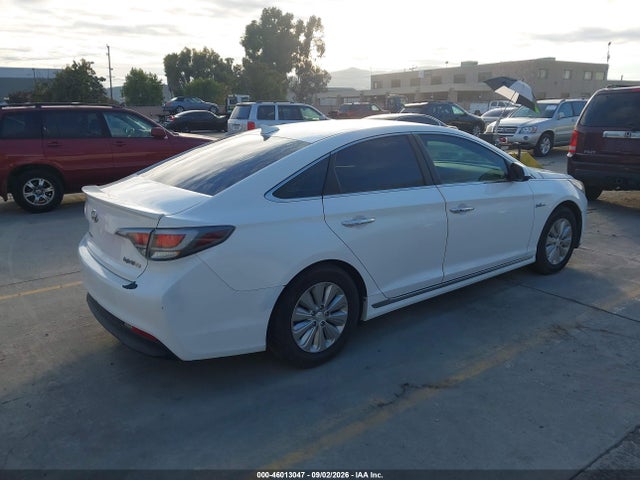 2017 Hyundai Sonata Hybrid Se მანქანა იყიდება აუქციონზე, vin: KMHE24L16HA059230, აუქციონის ნომერი: 46013047