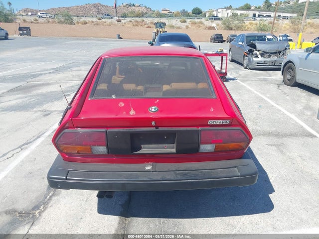 Aukcja sprzedaży 1986 Alfa Romeo Gt V6 2.5, vin: ZARAA6695G1007868, numer aukcji: 46013084