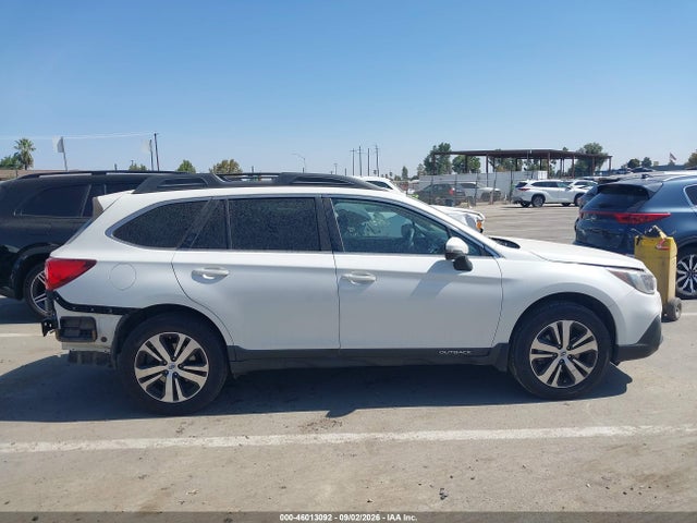 2018 Subaru Outback 2.5i Limited მანქანა იყიდება აუქციონზე, vin: 4S4BSANC4J3266581, აუქციონის ნომერი: 46013092