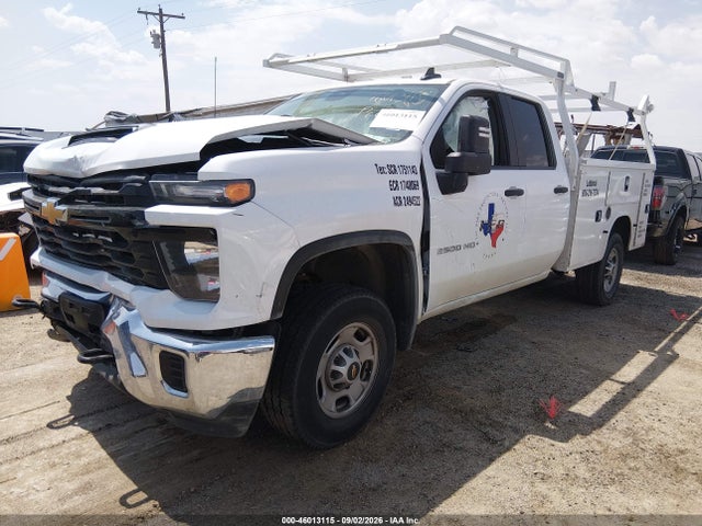 2025 Chevrolet Silverado 2500hd 2wd  Long Bed Work Truck მანქანა იყიდება აუქციონზე, vin: 1GB2ALE74SF120062, აუქციონის ნომერი: 46013115