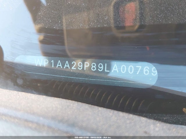 46013158 :رقم المزاد ، WP1AA29P89LA00769 vin ، 2009 Porsche Cayenne مزاد بيع