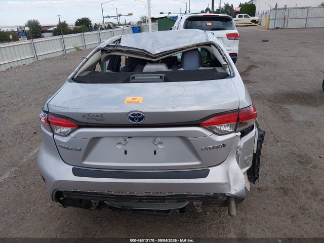 2020 Toyota Corolla Hybrid Le მანქანა იყიდება აუქციონზე, vin: JTDEBRBE4LJ018142, აუქციონის ნომერი: 46013170
