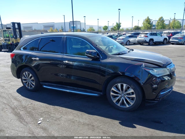 Aukcja sprzedaży 2016 Acura Mdx Technology   Acurawatch Plus Packages/technology Package, vin: 5FRYD4H43GB018279, numer aukcji: 46013180