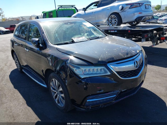 Aukcja sprzedaży 2016 Acura Mdx Technology   Acurawatch Plus Packages/technology Package, vin: 5FRYD4H43GB018279, numer aukcji: 46013180