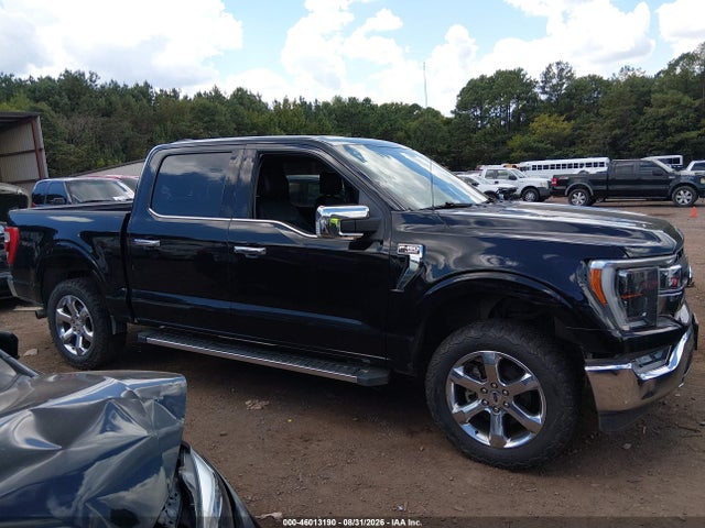2021 Ford F-150 Lariat მანქანა იყიდება აუქციონზე, vin: 1FTEW1EP0MKE02563, აუქციონის ნომერი: 46013190