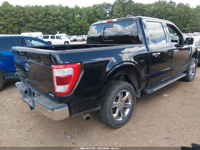 2021 Ford F-150 Lariat მანქანა იყიდება აუქციონზე, vin: 1FTEW1EP0MKE02563, აუქციონის ნომერი: 46013190