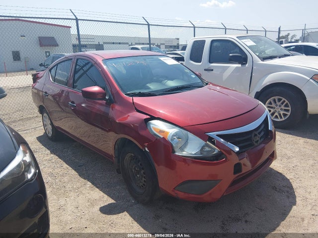 46013278 :رقم المزاد ، 3N1CN7AP6HL827084 vin ، 2017 Nissan Versa 1.6 S+ مزاد بيع
