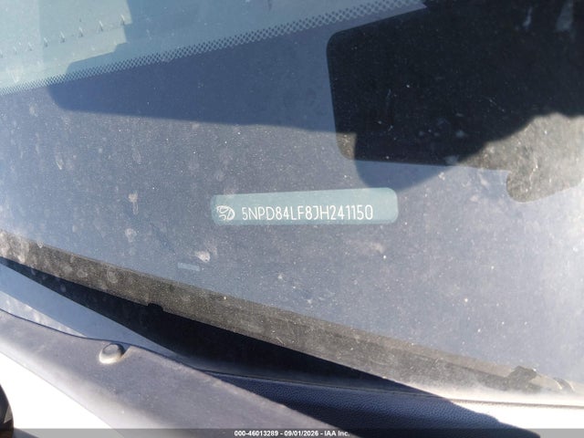 46013289 :رقم المزاد ، 5NPD84LF8JH241150 vin ، 2018 Hyundai Elantra Sel مزاد بيع