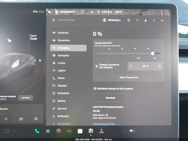 46013299 :رقم المزاد ، 7SAYGDEF0PF814554 vin ، 2023 Tesla Model Y Performance Dual Motor All-wheel Drive مزاد بيع