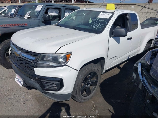 Aukcja sprzedaży 2021 Chevrolet Colorado 2wd  Long Box Wt, vin: 1GCHSBEA4M1298448, numer aukcji: 46013304