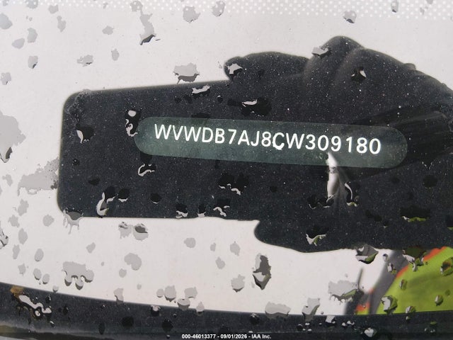 2012 Volkswagen Golf 2.5l 4-door მანქანა იყიდება აუქციონზე, vin: WVWDB7AJ8CW309180, აუქციონის ნომერი: 46013377