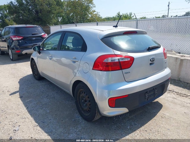 2016 Kia Rio Lx მანქანა იყიდება აუქციონზე, vin: KNADM5A32G6633423, აუქციონის ნომერი: 46013416