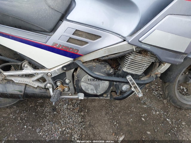 46013474 :رقم المزاد ، JYA3SKC08LA015242 vin ، 1990 Yamaha Fj1200 مزاد بيع