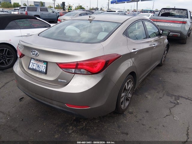 Hyundai Elantra Limited 2014 5NPDH4AE4EH477133 Image 4