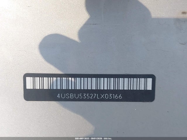 46013533 :رقم المزاد ، 4USBU53527LX03166 vin ، 2007 Bmw Z4 3.0si مزاد بيع