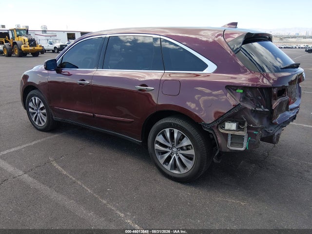 Acura Mdx Technology Package 2014 5FRYD3H41EB011516 Image 3