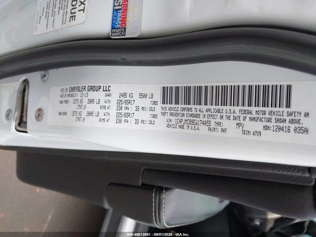Продаж на аукціоні авто 2014 Jeep Cherokee Latitude, vin: 1C4PJMCB9EW174055, номер лоту: 46013591
